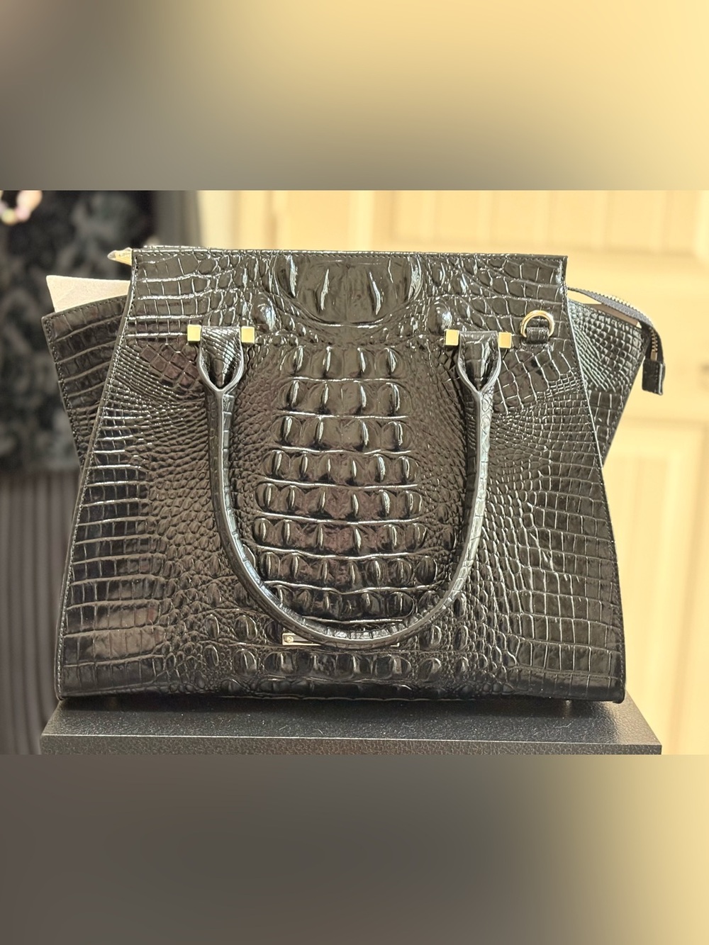 NWT Brahmin Priscilla in Deep Black Melbourne